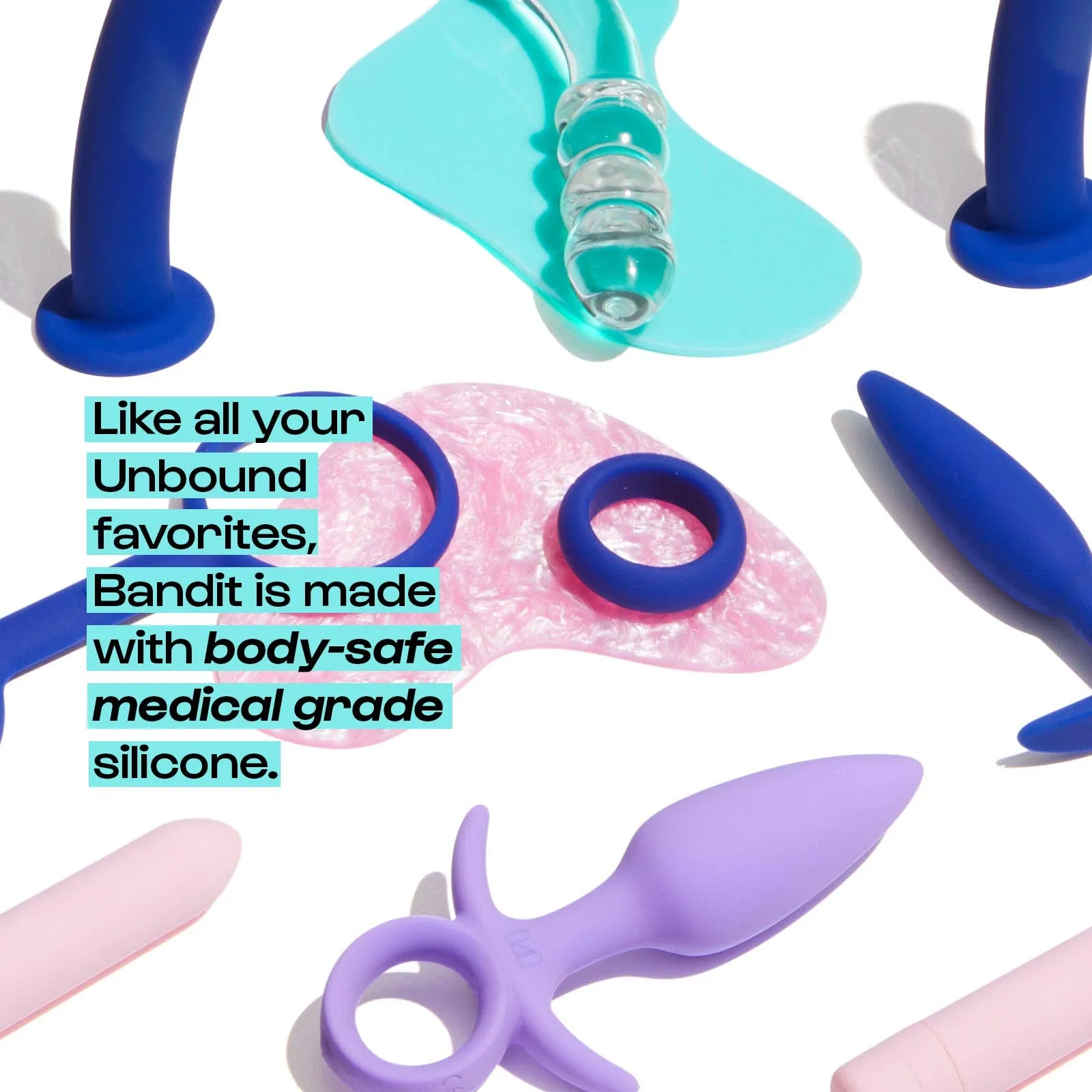 Bandit Stretchy Silicone Sex Toy Cock Ring